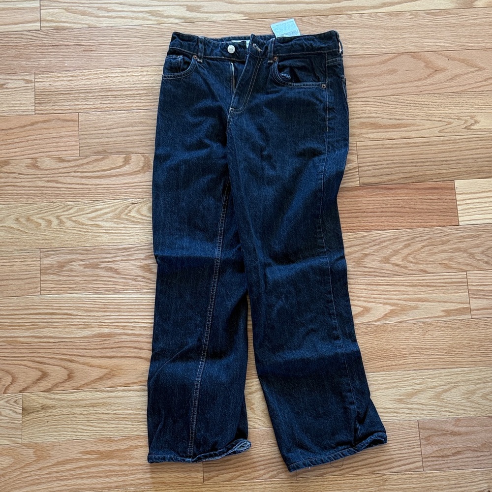 Women’s Dark Wash Zara Straight Leg Jeans - Black